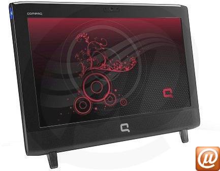 BZ003AA - Desktop-PC All-in-One Compaq Presario HP CQ1-1320br Intel Atom Dual-Core D510 (1.66GHz) 2GB 320GB 18.5" DVD-RW Windows 7 Home Basic 64 Wi-Fi N WebCam
